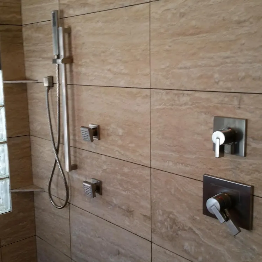 Shower fixture installation for Gas Line Repair in Massillon